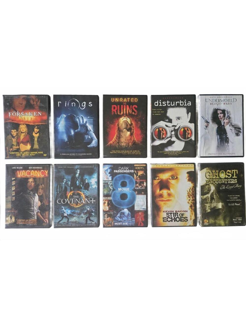 Horror Thriller DVD Lot Set of 10 Bundle